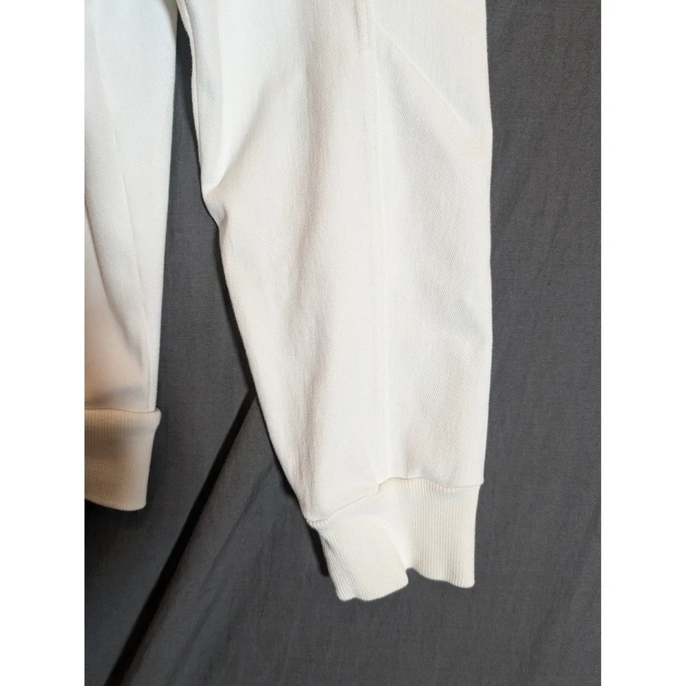 True Religion Sweatshirt Mens‎ XL White Crewneck Long Sleeve Pocket Pullover Top